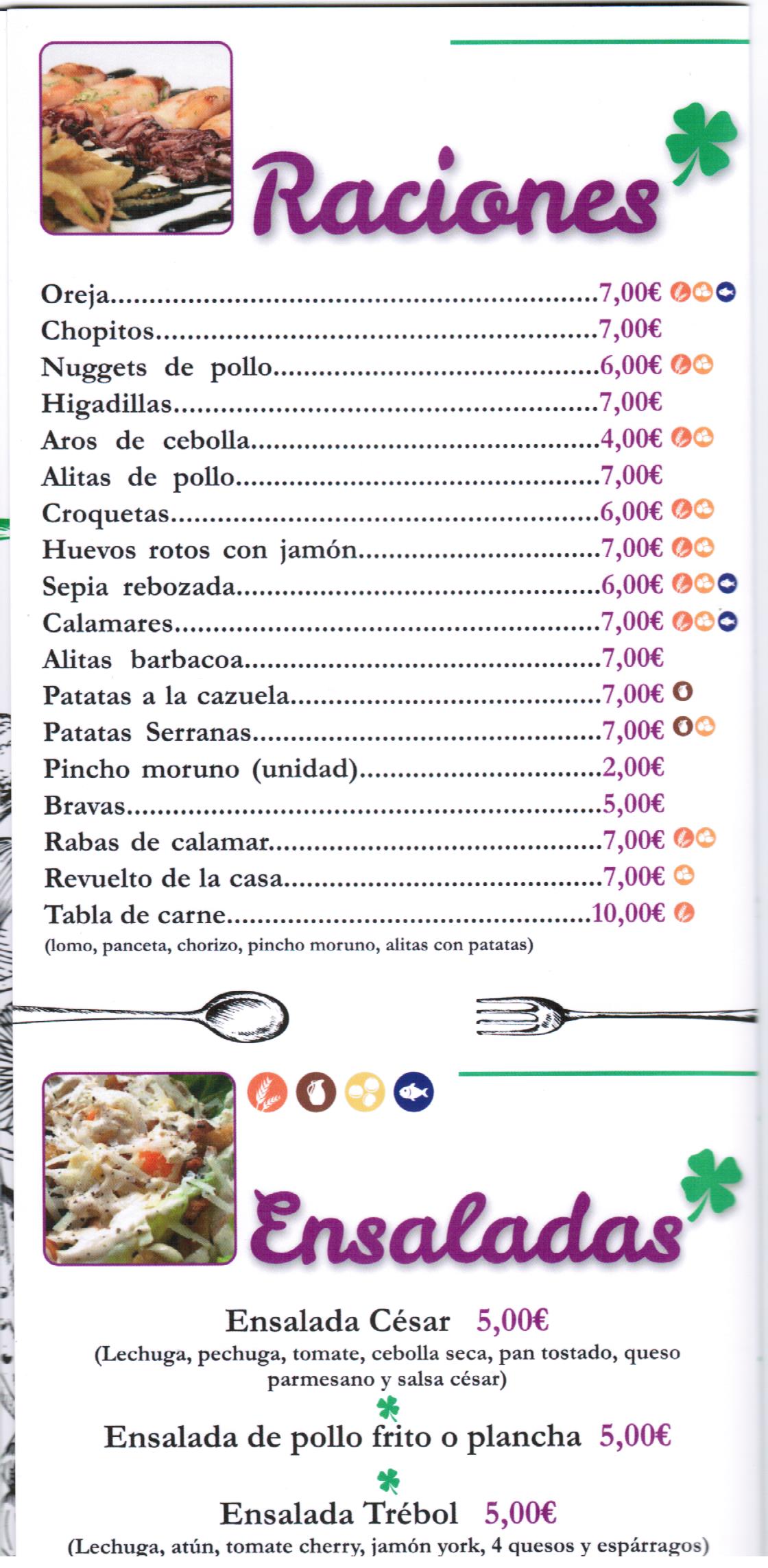Carta de El Trebol de Colores — página 5