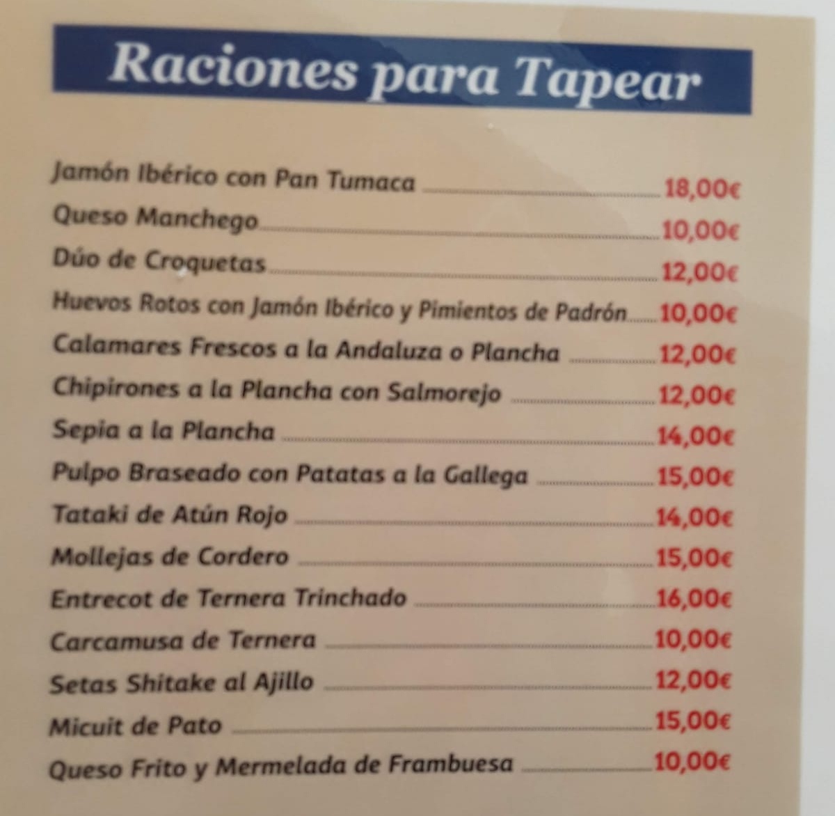 Carta de Cervecería-Cafeteria ERIKA — página 4