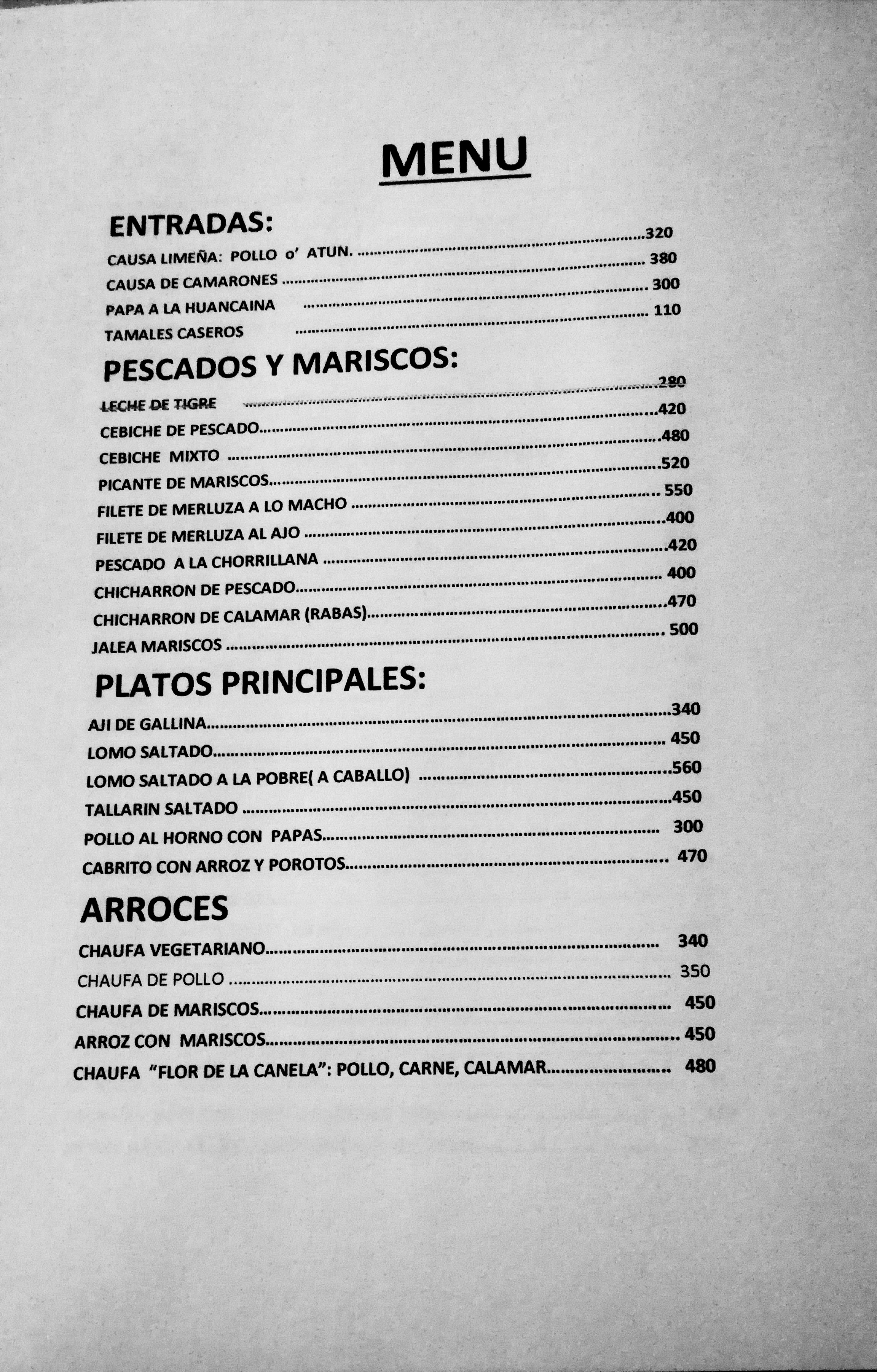 Carta de La Flor de la Canela  — página 2