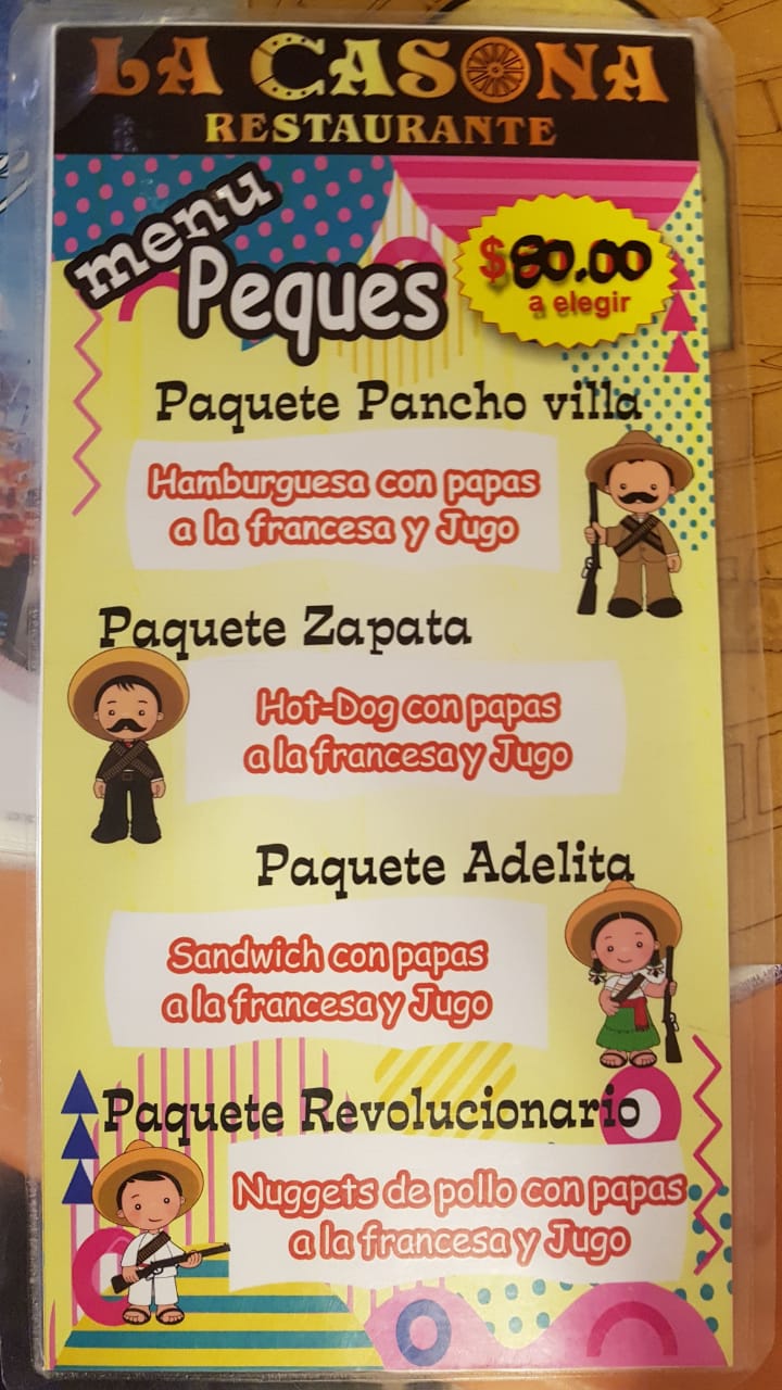 Carta de La Casona Restaurante — página 6