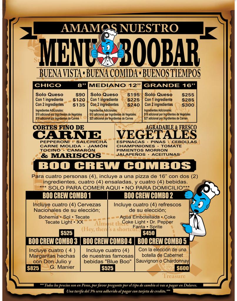 Carta de BOO BAR — página 7