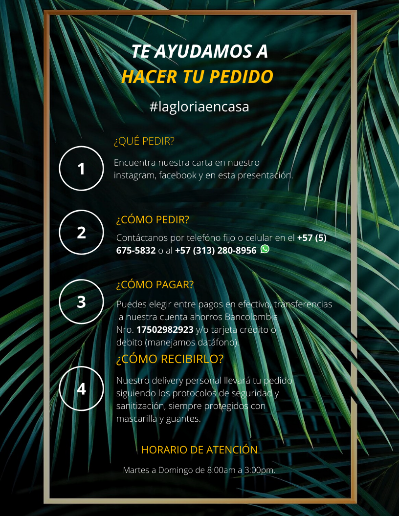 Carta de La Gloria Cartagena — página 2