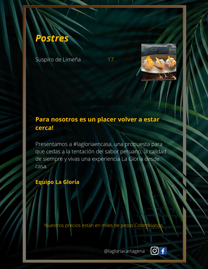 Carta de La Gloria Cartagena — página 7