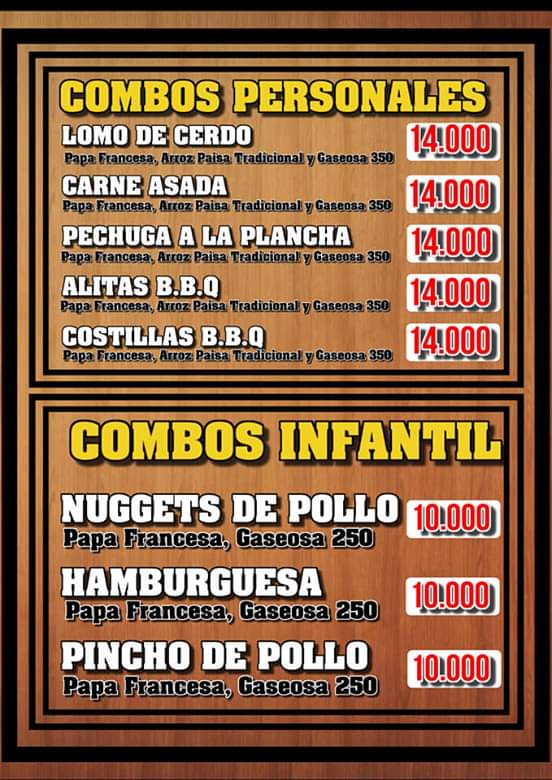 Carta de Arroz Paisa de la Abuela — página 4