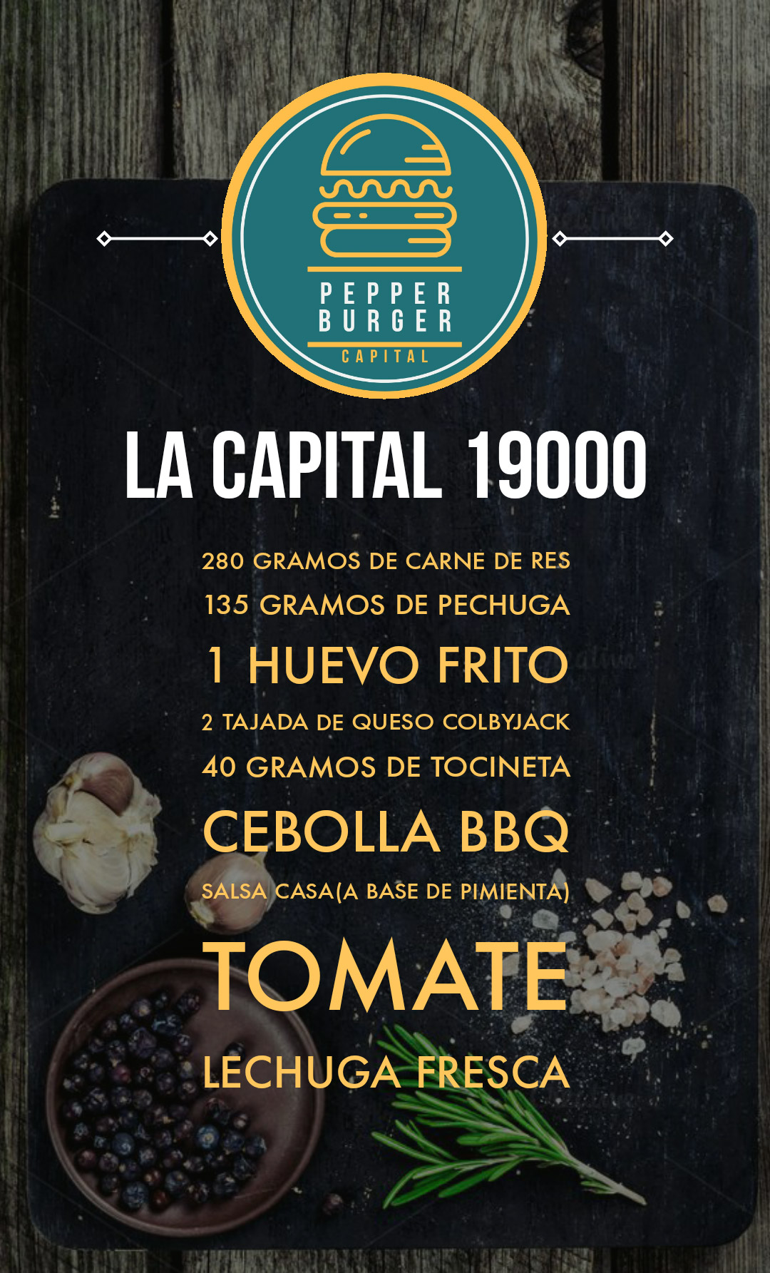 Carta de Pepper Burger Capital — página 3
