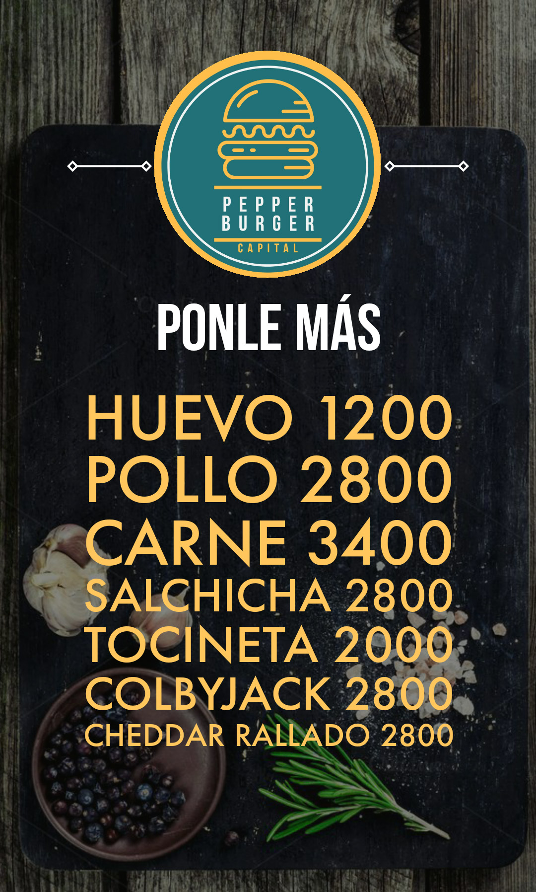 Carta de Pepper Burger Capital — página 8