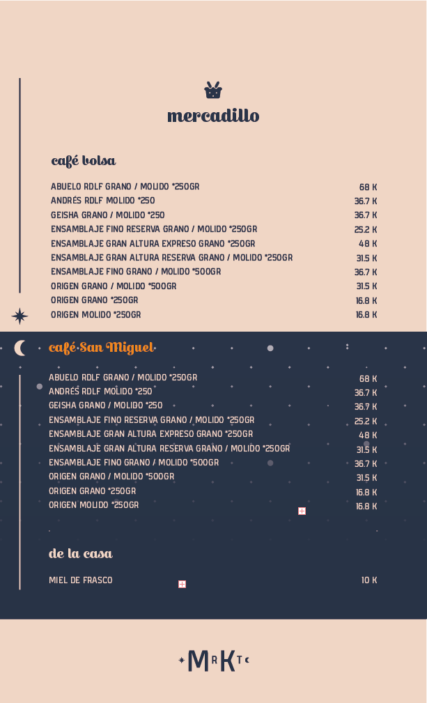 Carta de MARKET CAFE — página 8