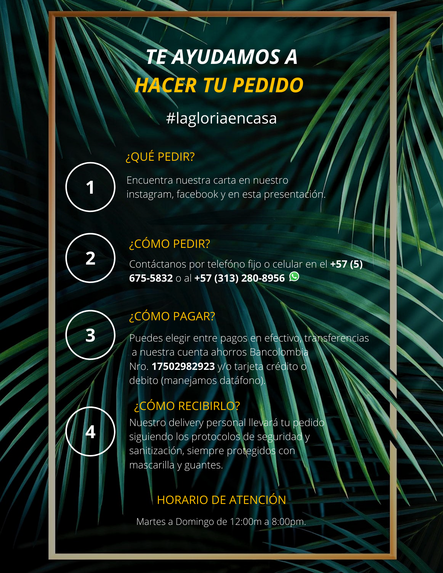 Carta de La Gloria Cartagena  — página 2