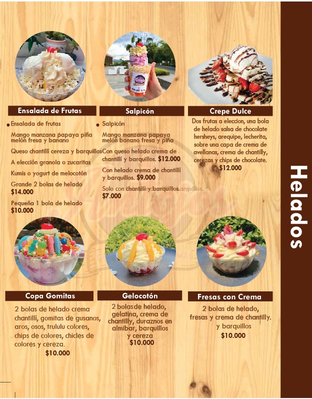 Carta de Antojos  — página 3