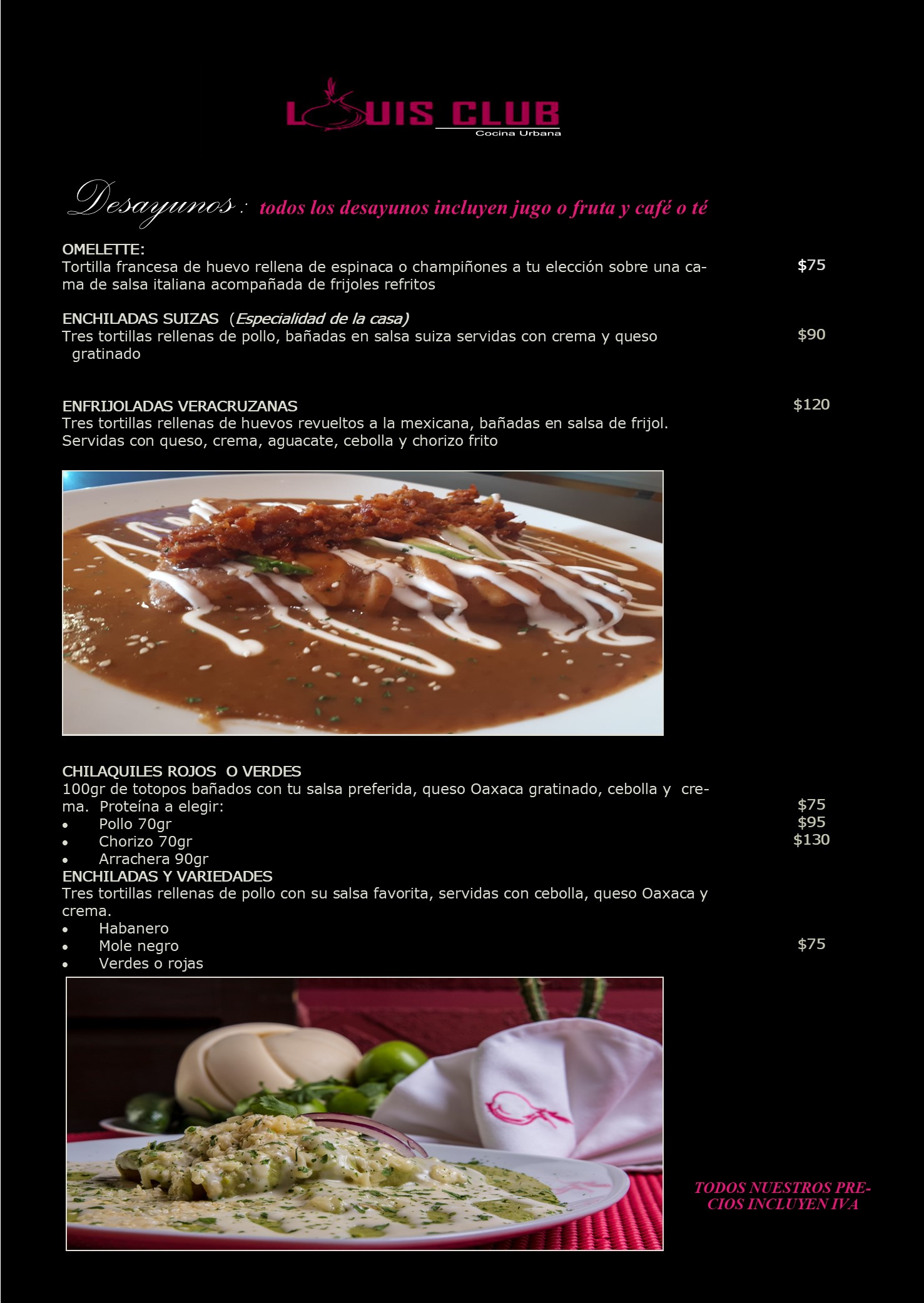 Carta de LOUIS CLUB — página 3