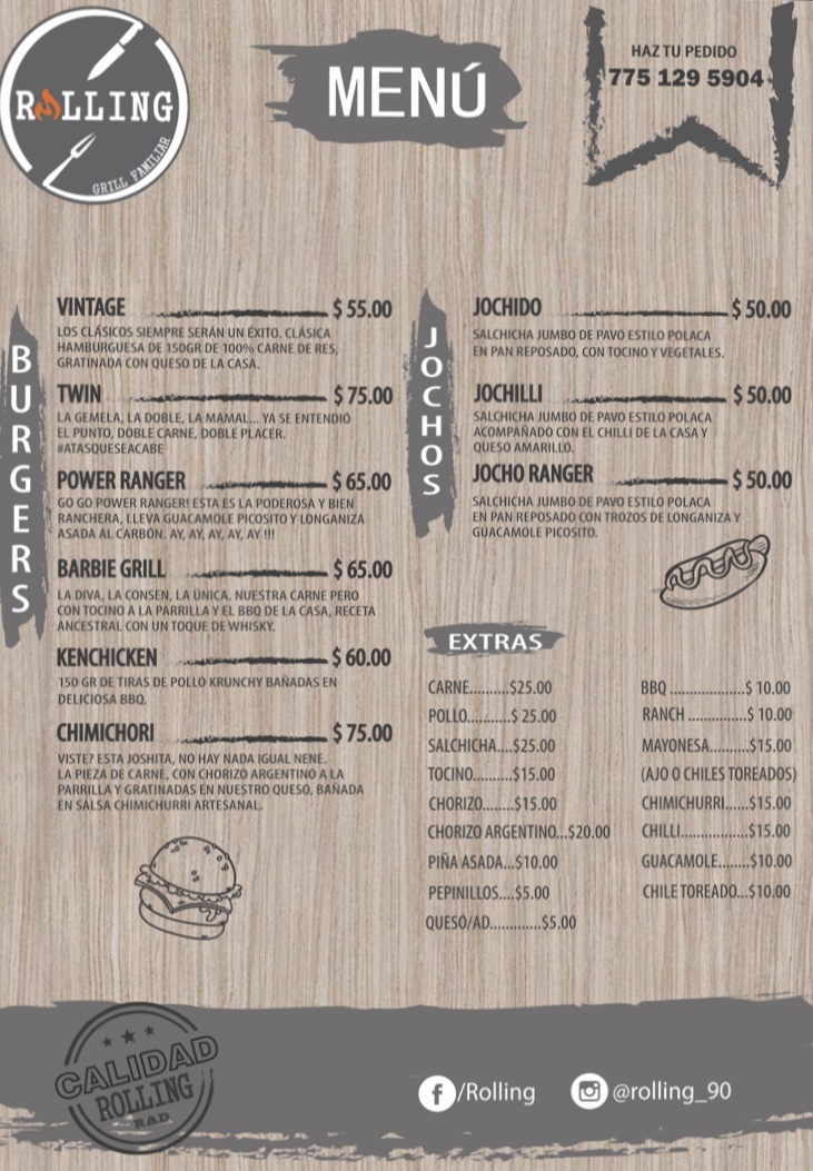 Carta de ROLLING  — página 1