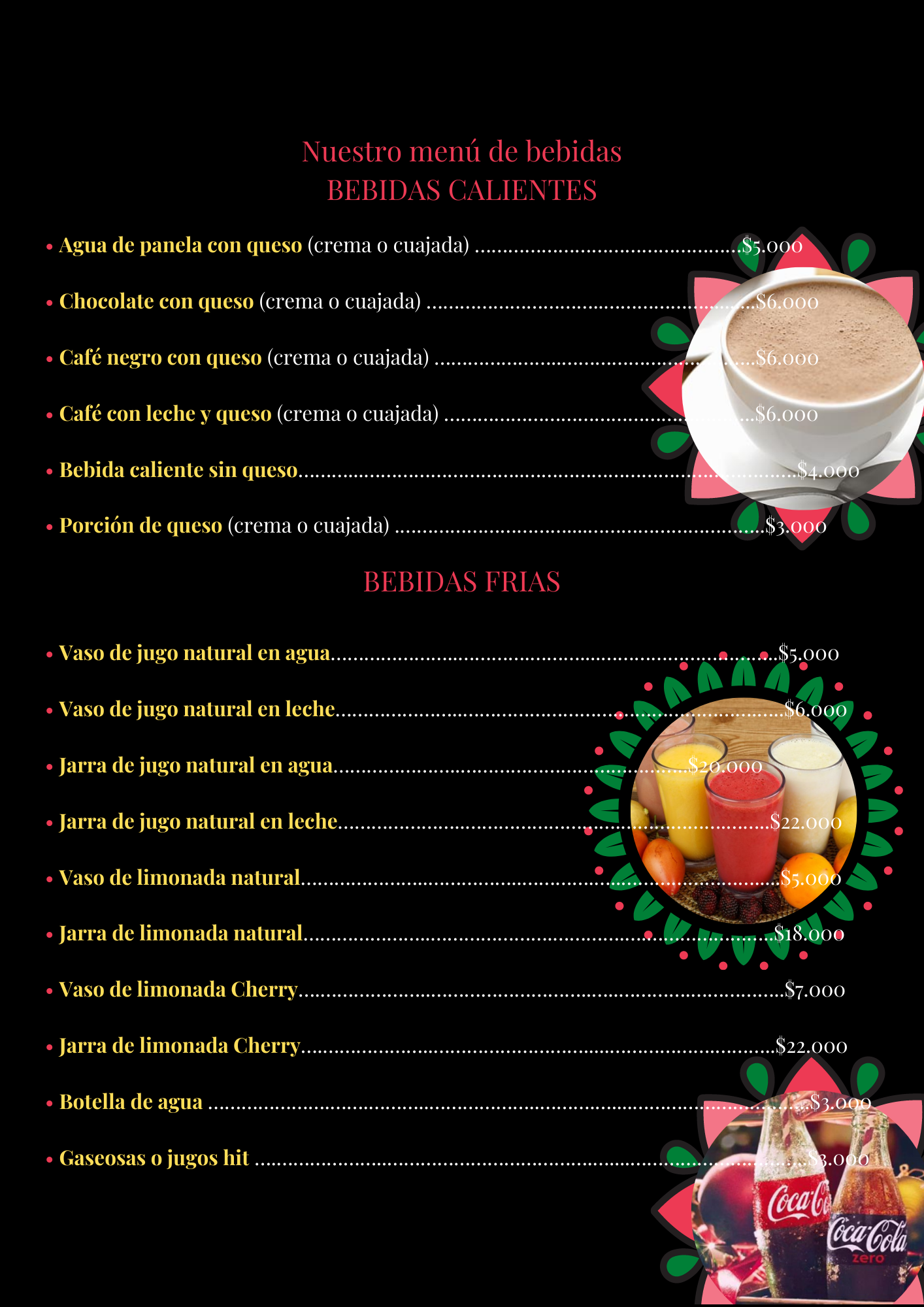 Carta de Restaurante A 18 Grados en Rural  — página 5
