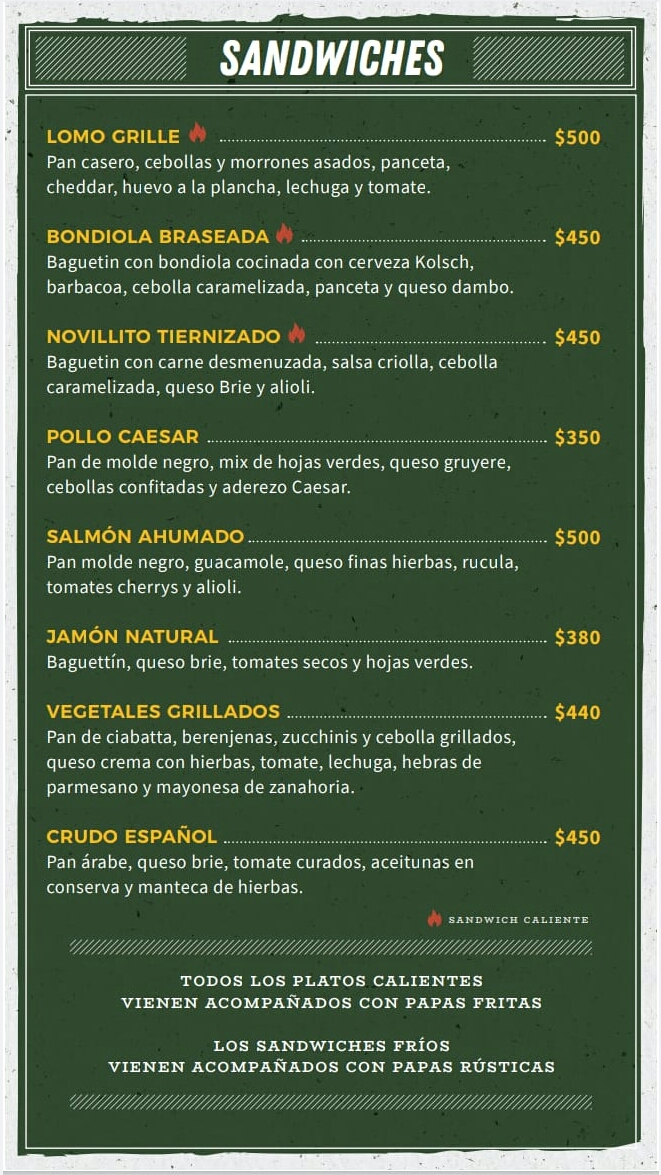 Carta de Guten Bier Cañuelas en 40000, Buenos Aires — página 4