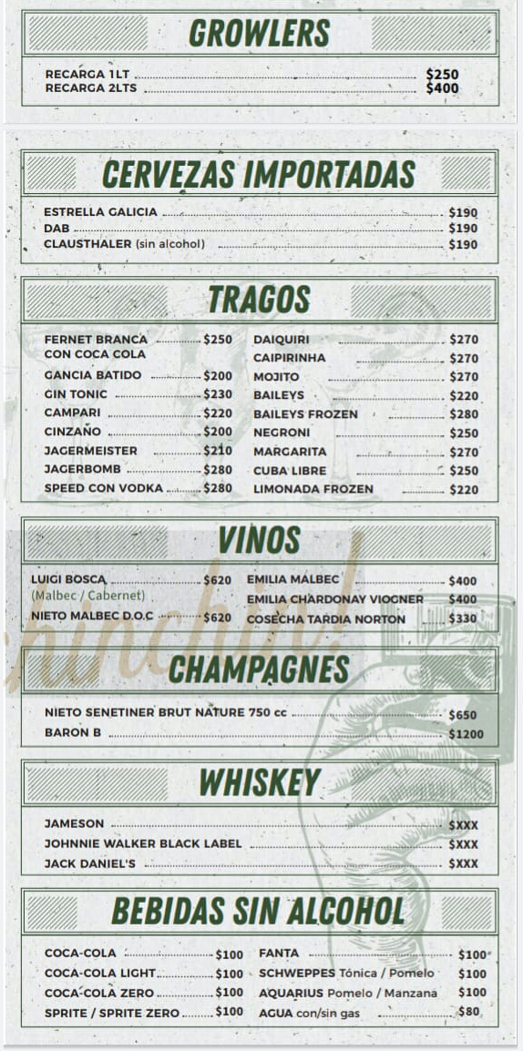 Carta de Guten Bier Cañuelas en 40000, Buenos Aires — página 7