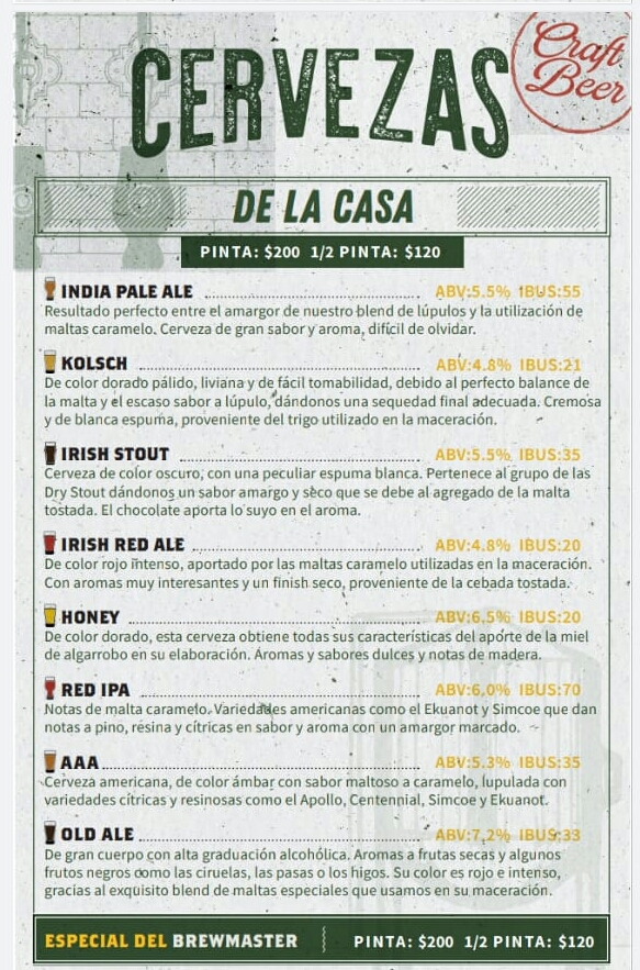 Carta de Guten Bier Cañuelas en 40000, Buenos Aires — página 8