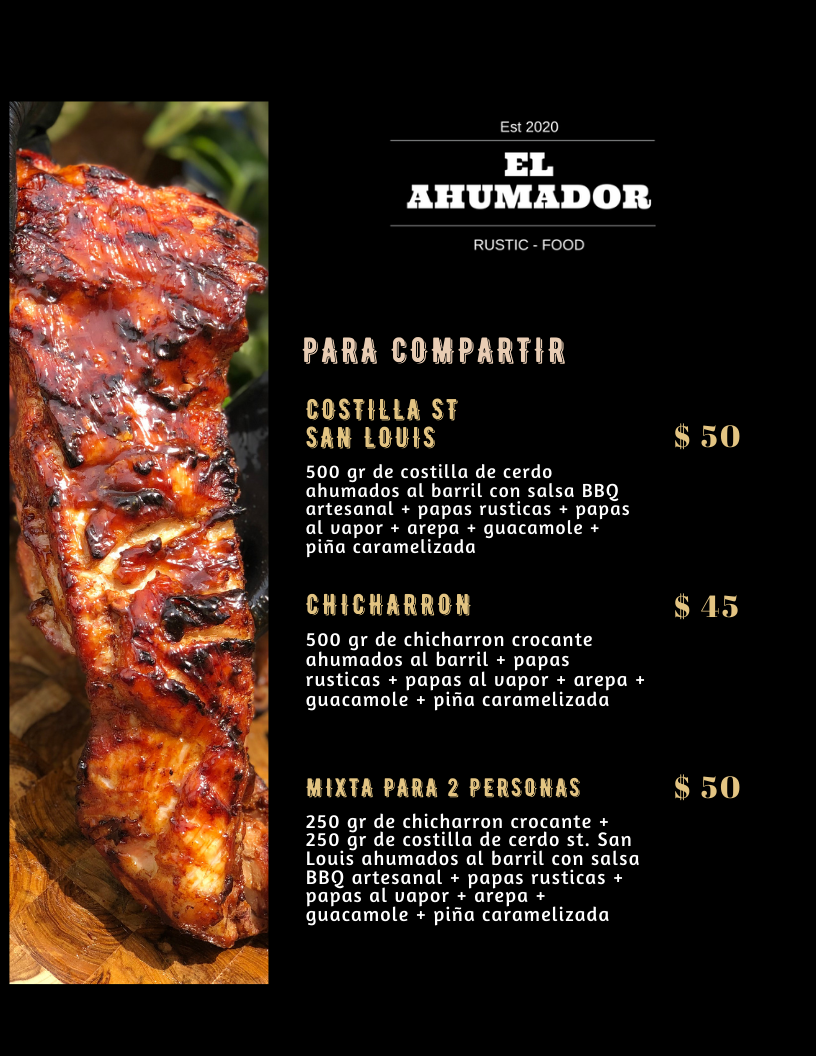 Carta de El Ahumador 20 20  en Cali  — página 1