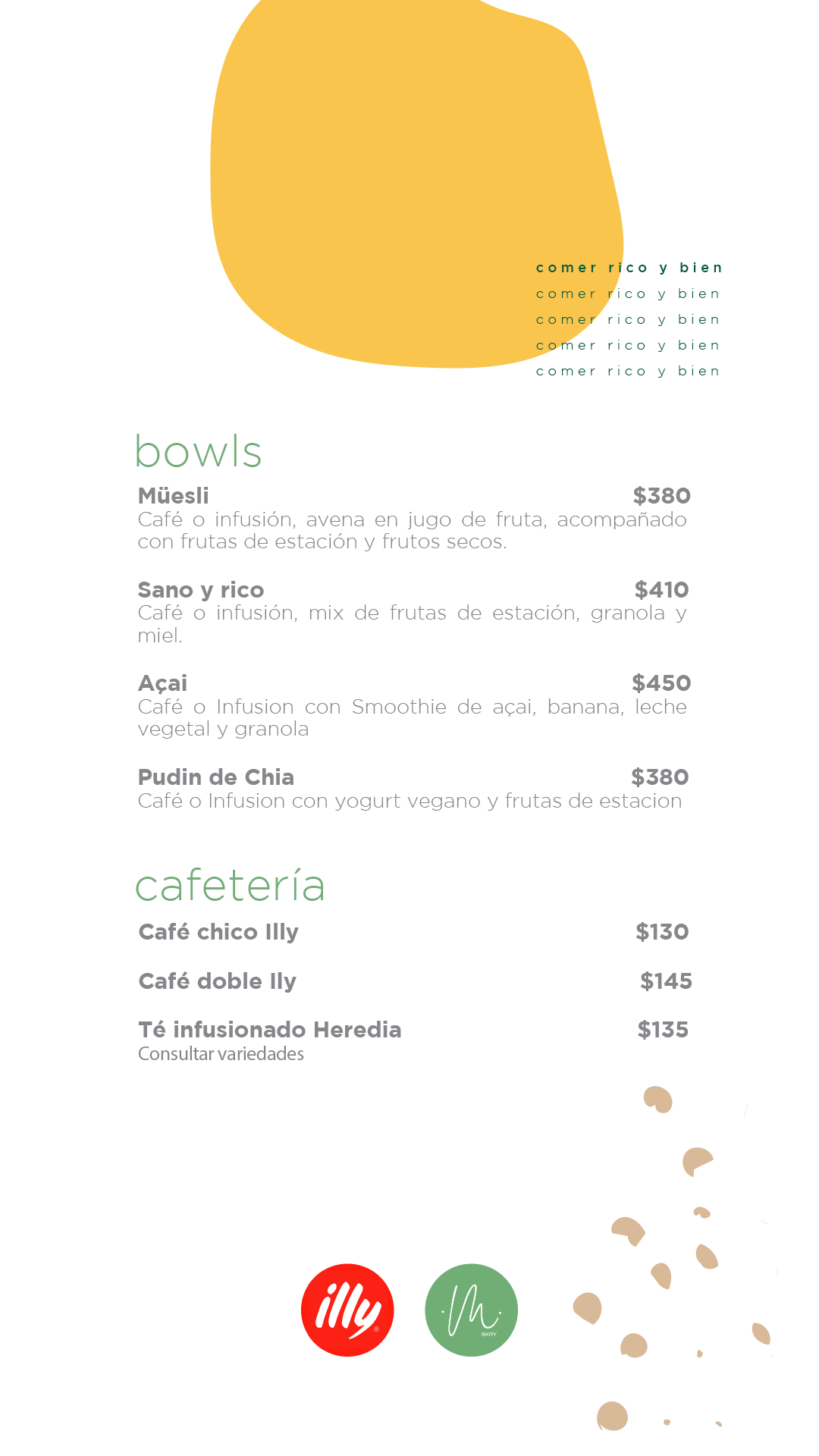 Carta de Masa Madre en Rosario, Santa Fe — página 3