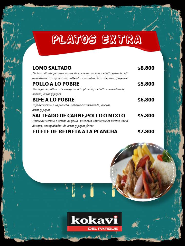Carta de KOKAVI DEL PARQUE en ANTOFAGASTA, Antofagasta — página 3