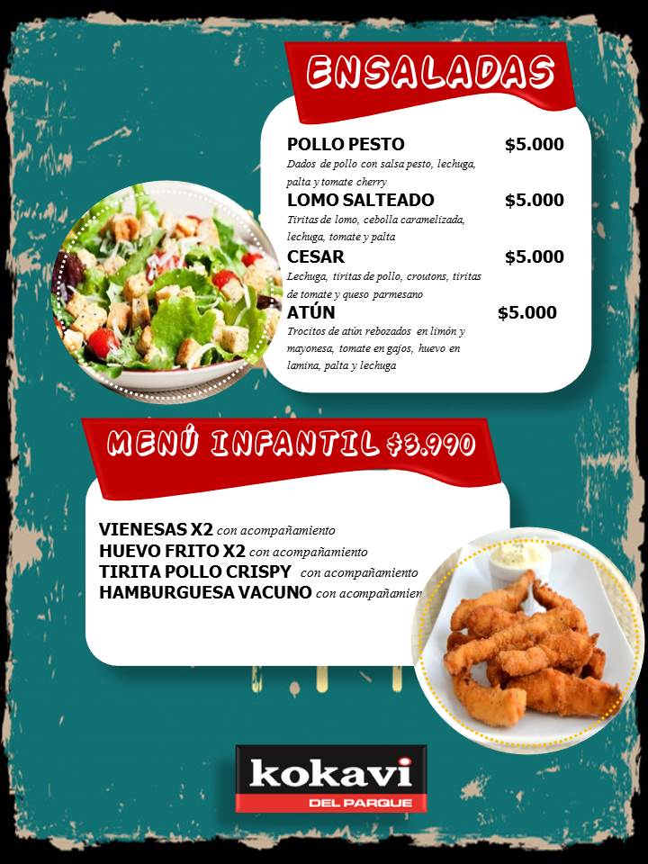 Carta de KOKAVI DEL PARQUE en ANTOFAGASTA, Antofagasta — página 4