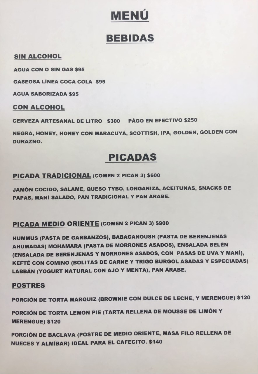 Carta de GRADO VEINTE en Muñiz — página 1