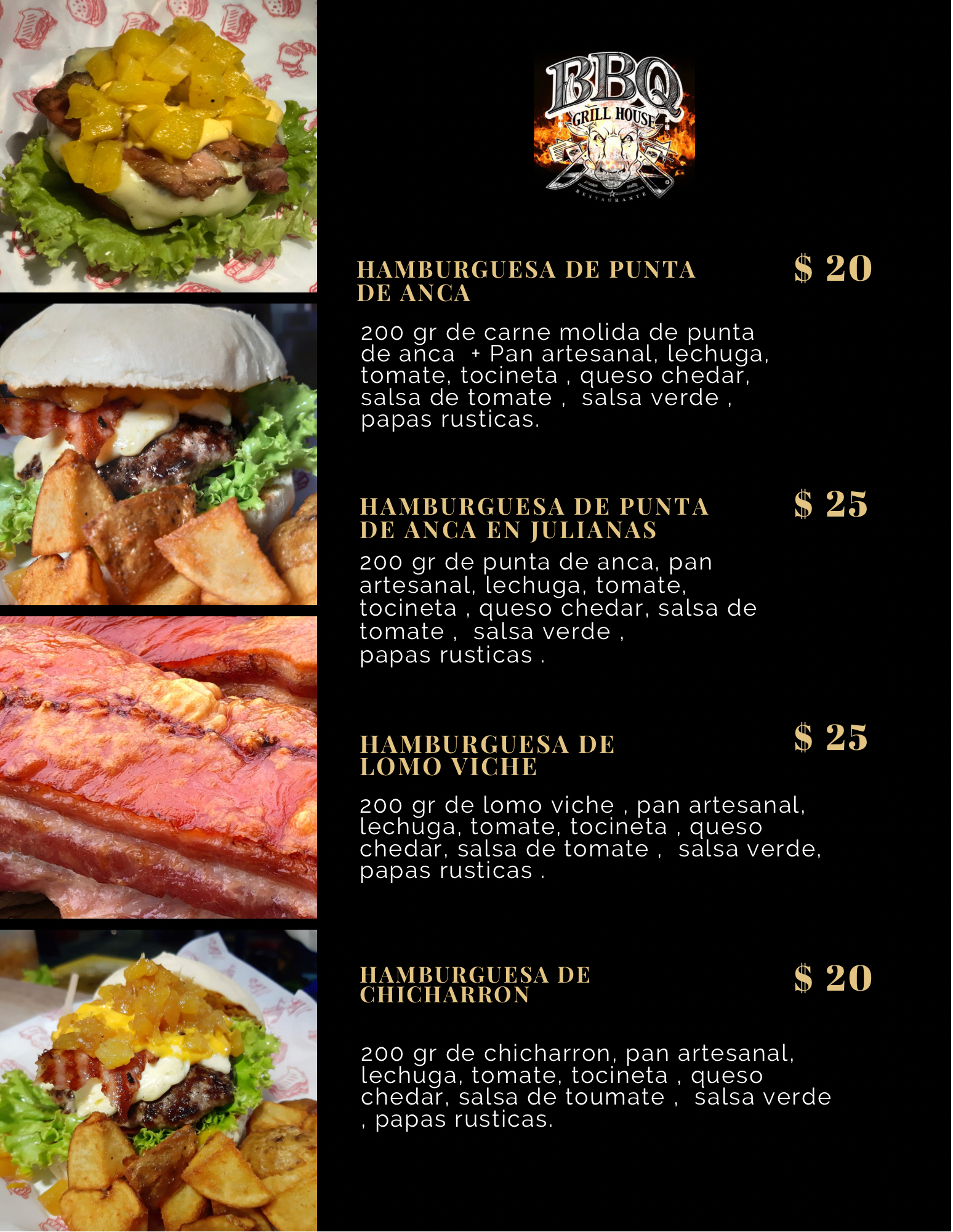 Carta de El AHIMADOR Y BBQ GRILL HOUSE  en Prados del limonar , Cali — página 5