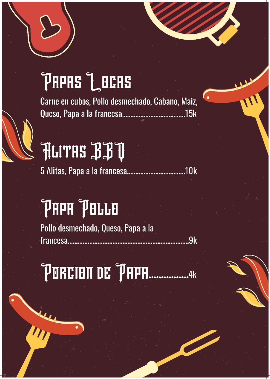 Carta de Cielito Lindo FOOD&BAR en Málaga , Santander — página 7