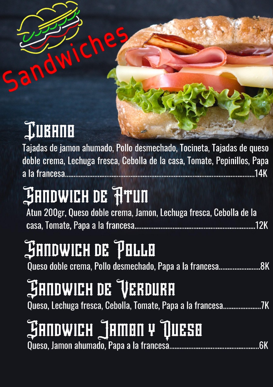 Carta de Cielito Lindo FOOD&BAR en Málaga , Santander — página 11
