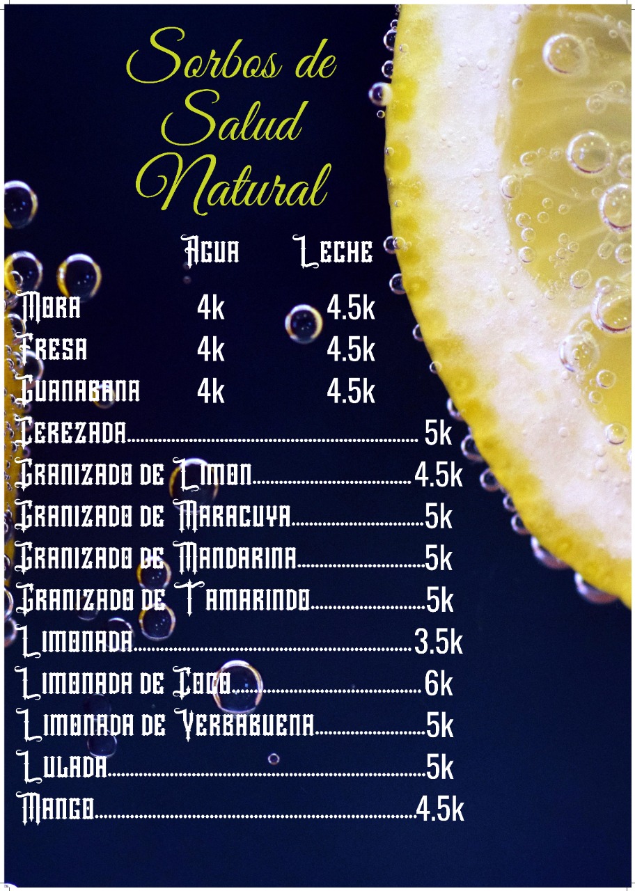 Carta de Cielito Lindo FOOD&BAR en Málaga , Santander — página 12