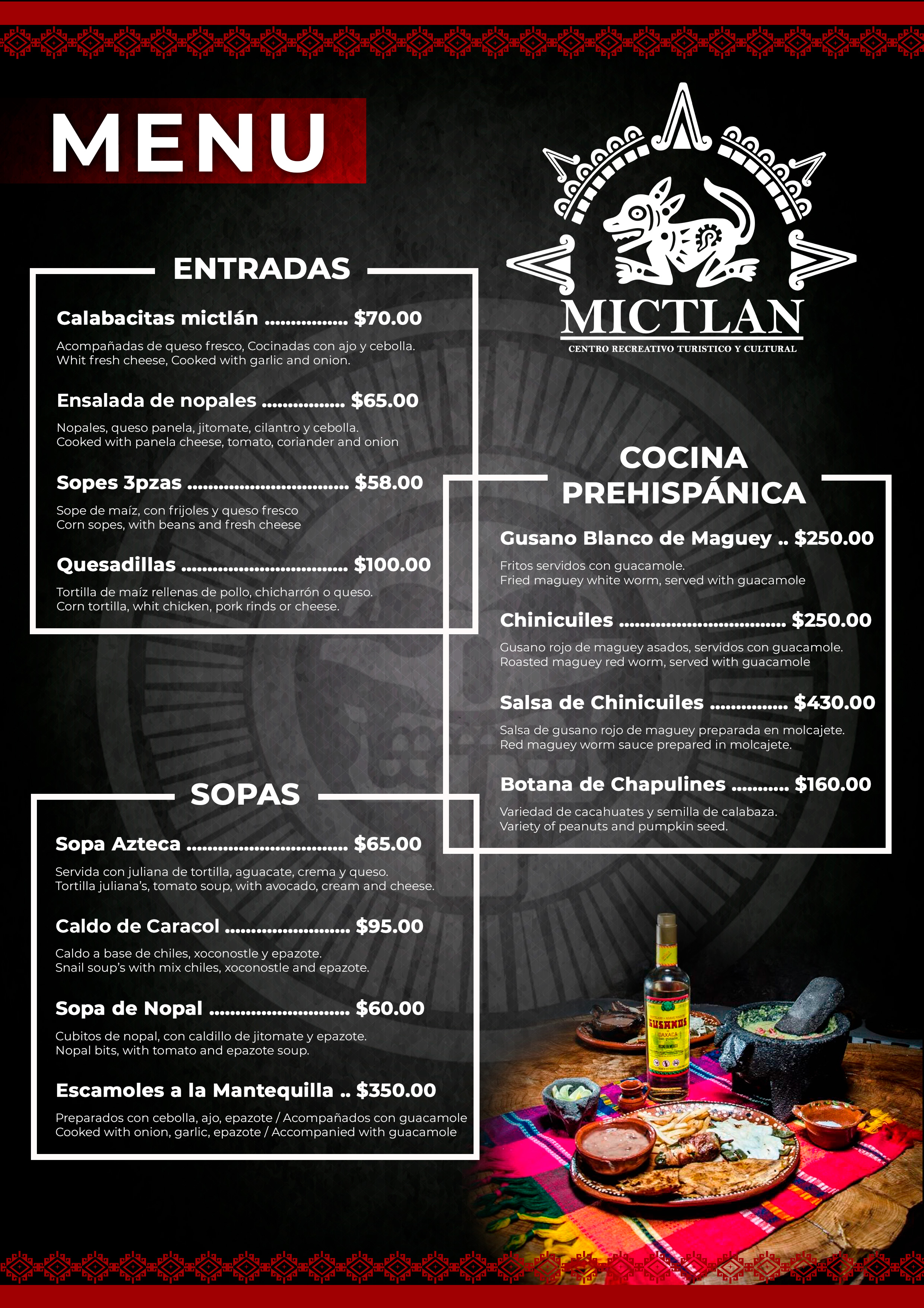 Carta de Mictlán en Teotihuacan, México — página 2