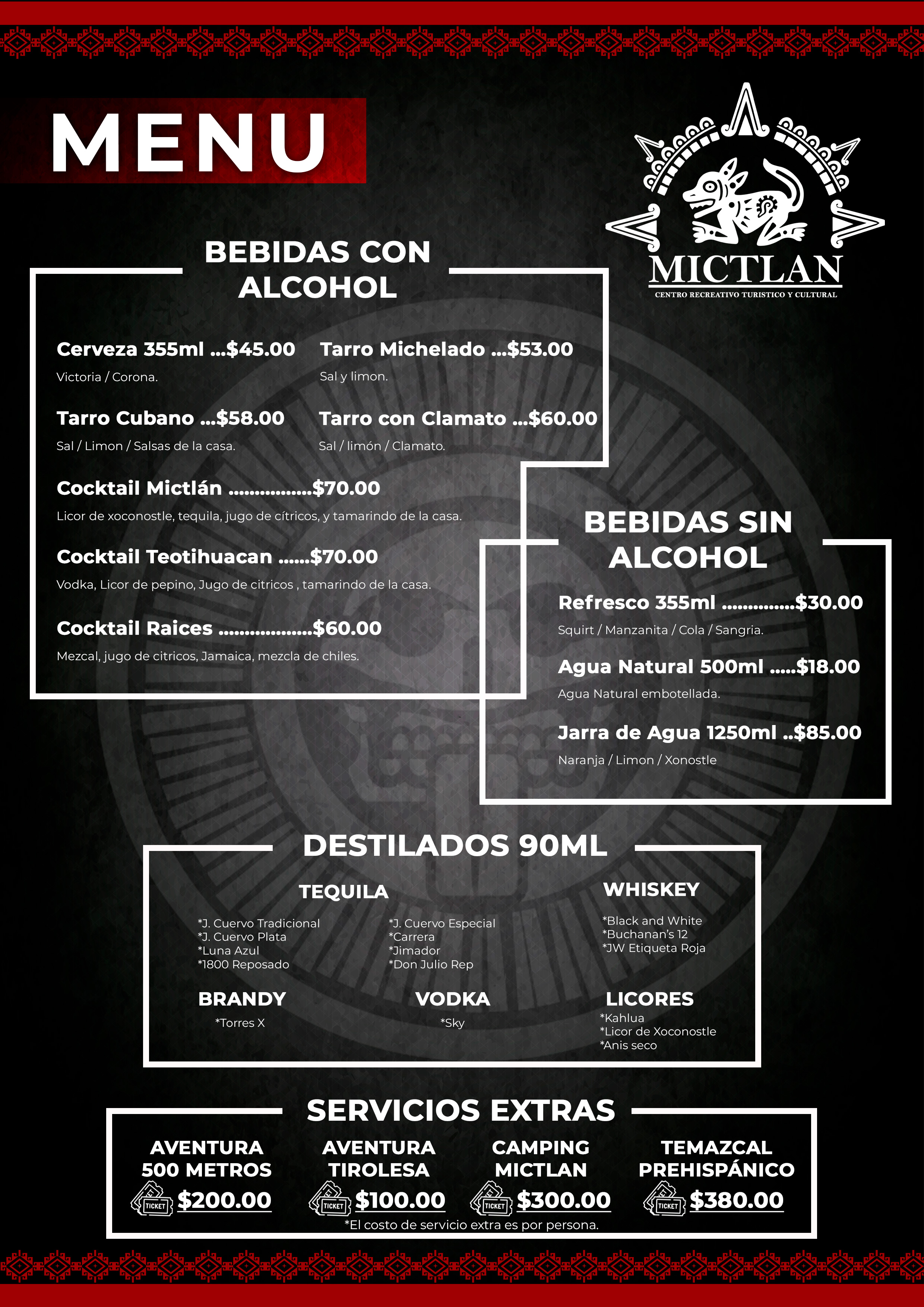 Carta de Mictlán en Teotihuacan, México — página 3