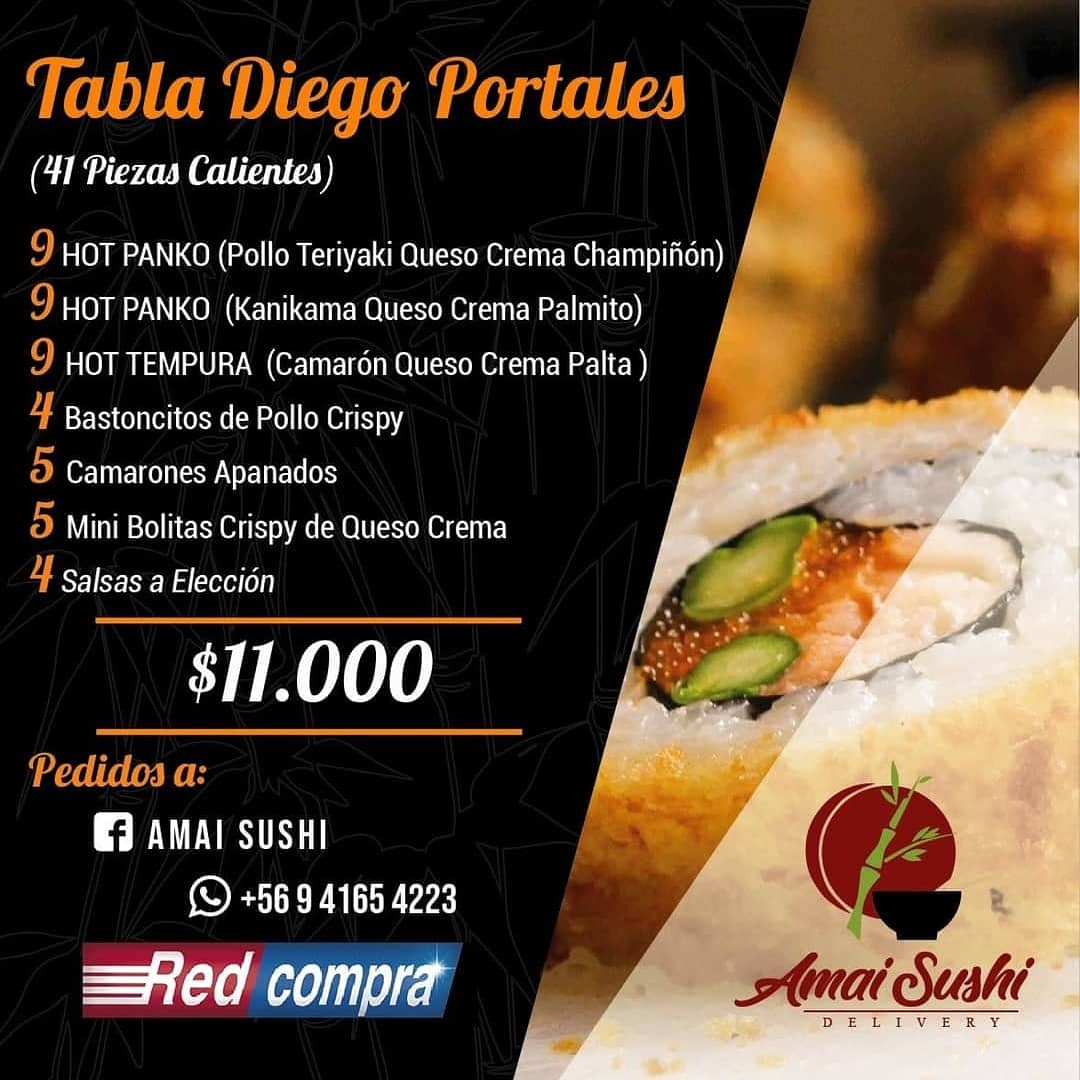 Carta de Amai Sushi Delivery en Villa Alemana, Marga Marga — página 4