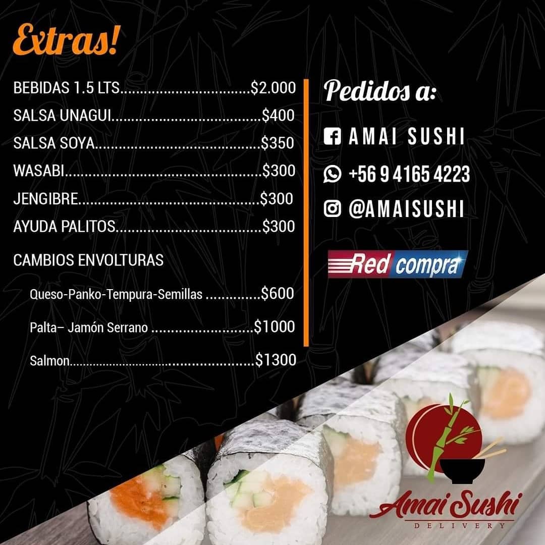 Carta de Amai Sushi Delivery en Villa Alemana, Marga Marga — página 8