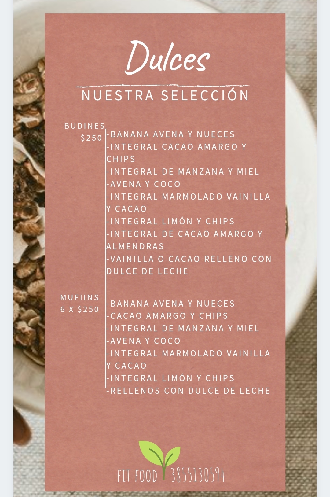 Carta de fit food en Cualquier persona que desea llevar una alimentación equilibrada — página 5