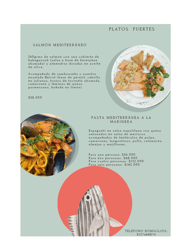 Carta de Fenicios Cocina Arabe en Armenia — página 8