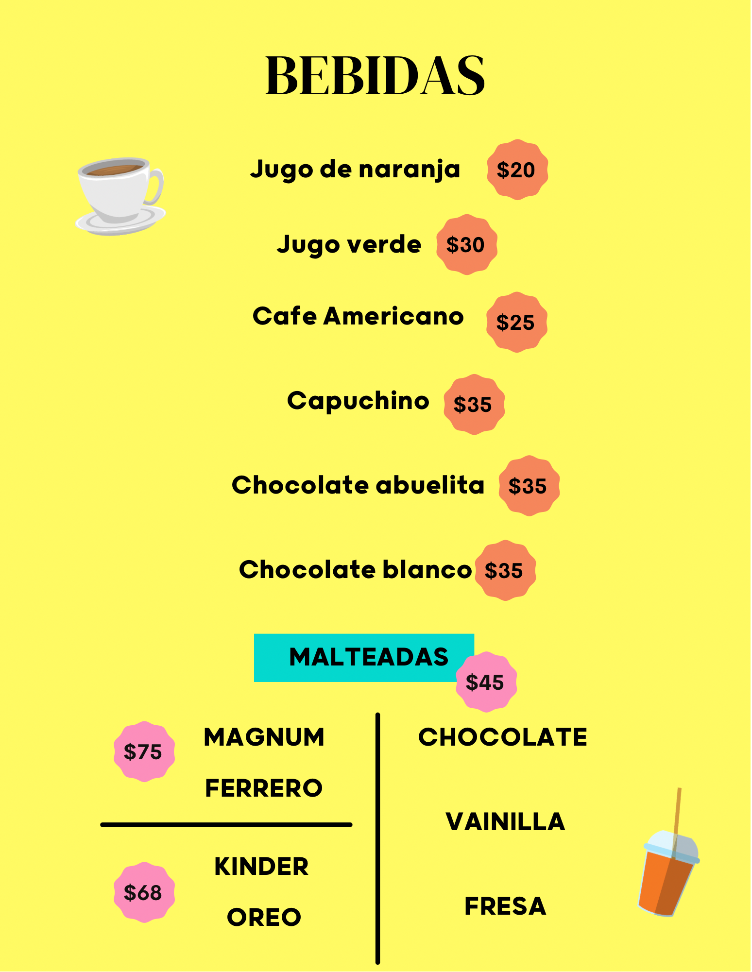 Carta de Brunch en Tulancingo de Bravo — página 3