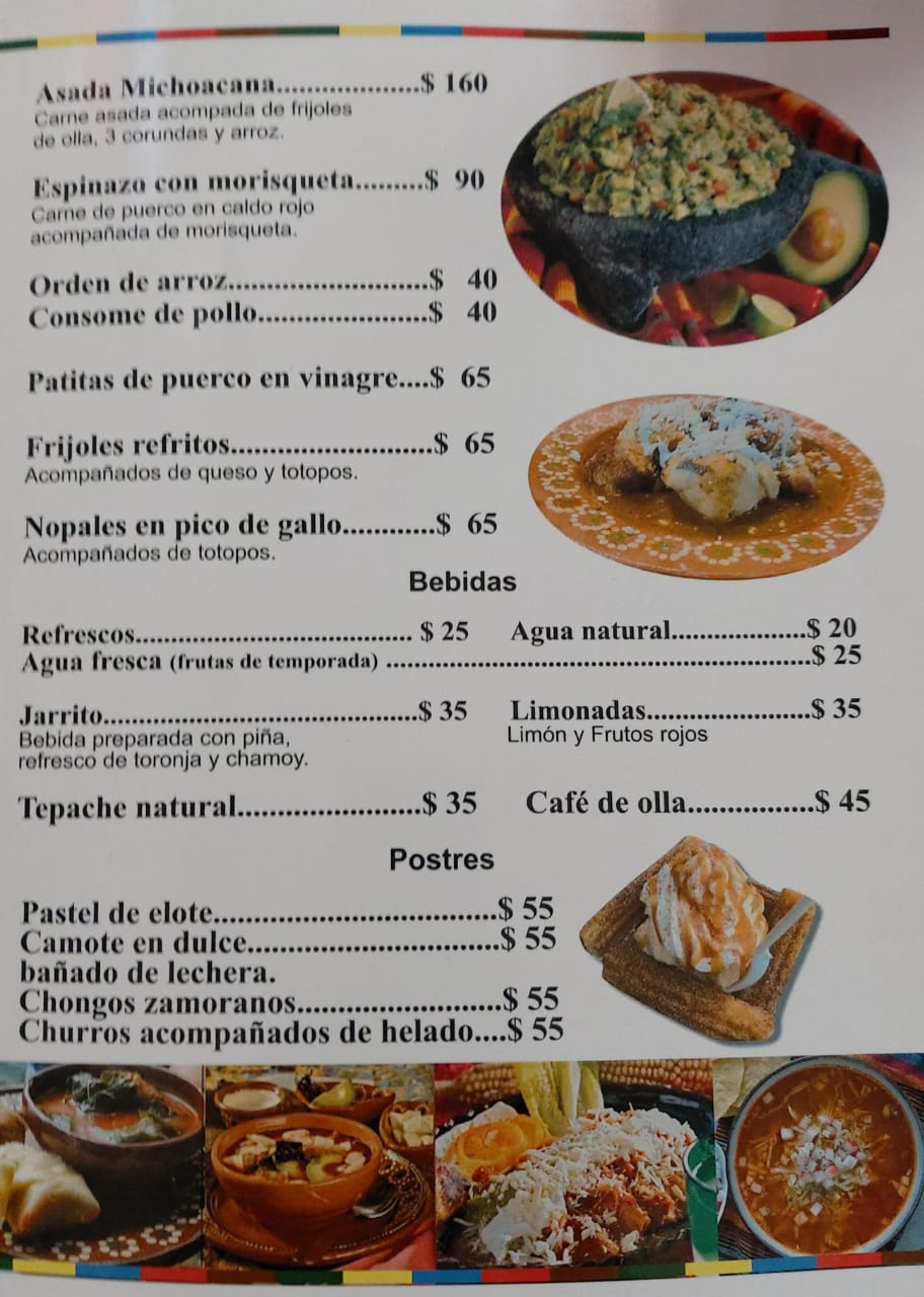 Carta de Rincon Tarasco en Centro — página 1