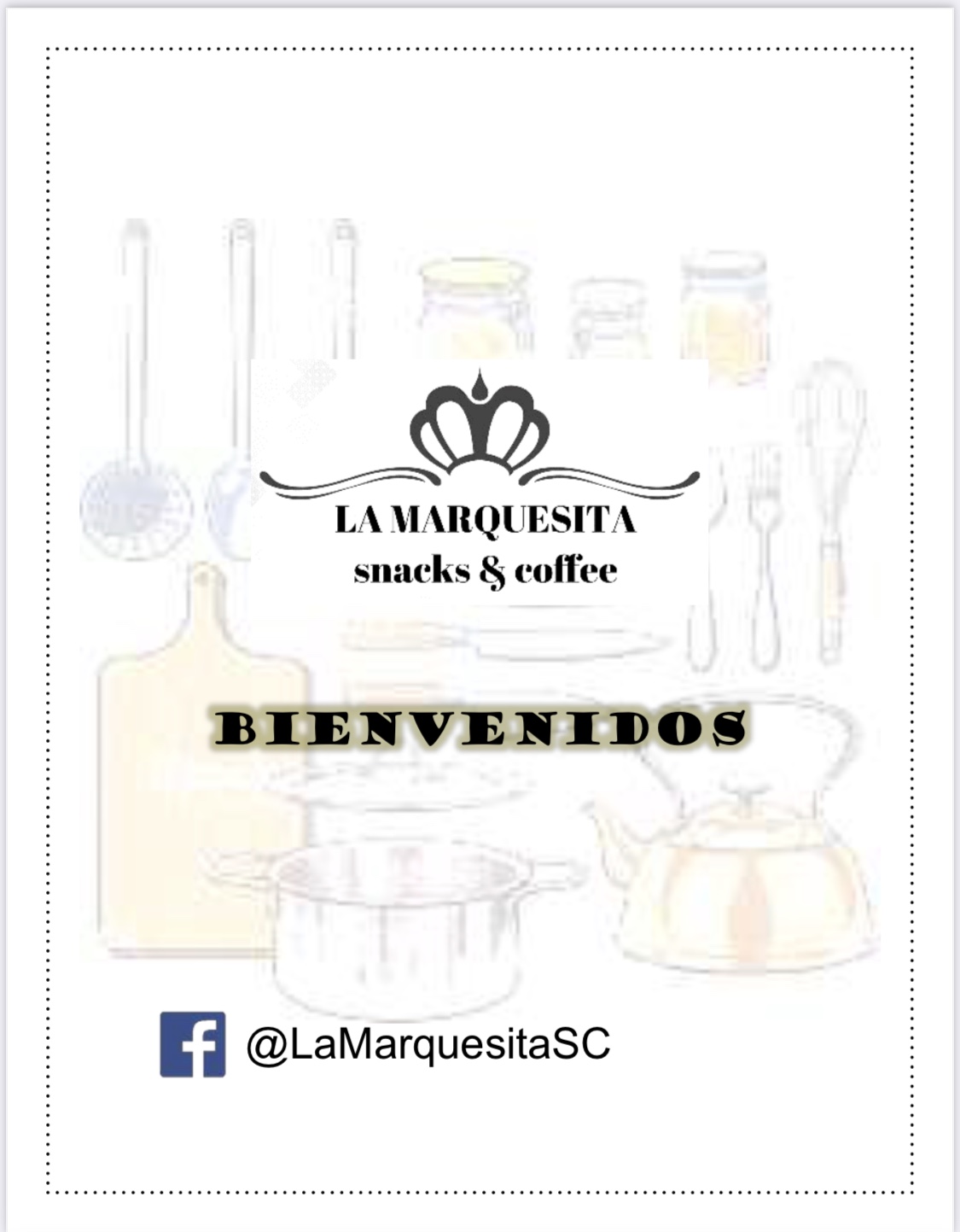 Carta de La Marquesita Snacks & Coffee en Lerma — página 2