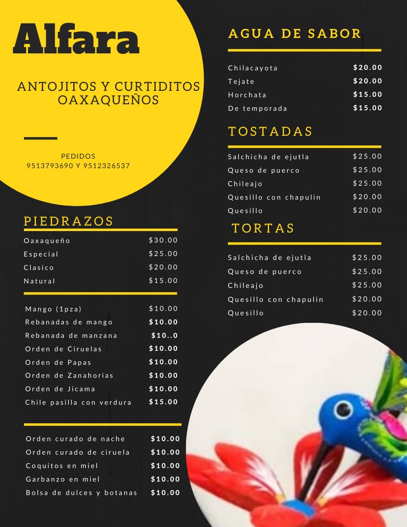 Carta de Alfara en Oaxaca, Oaxaca de Juárez  — página 3