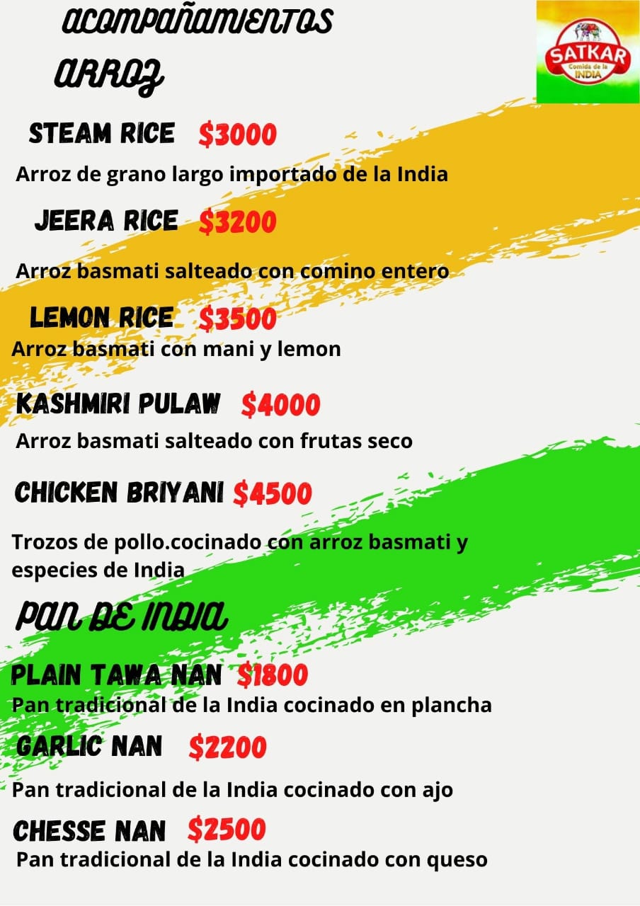 Carta de Satkar comida I dia en Providencia  — página 3