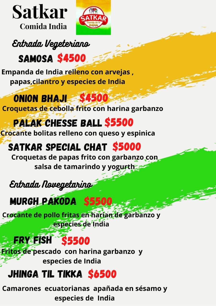 Carta de Satkar comida I dia en Providencia  — página 2