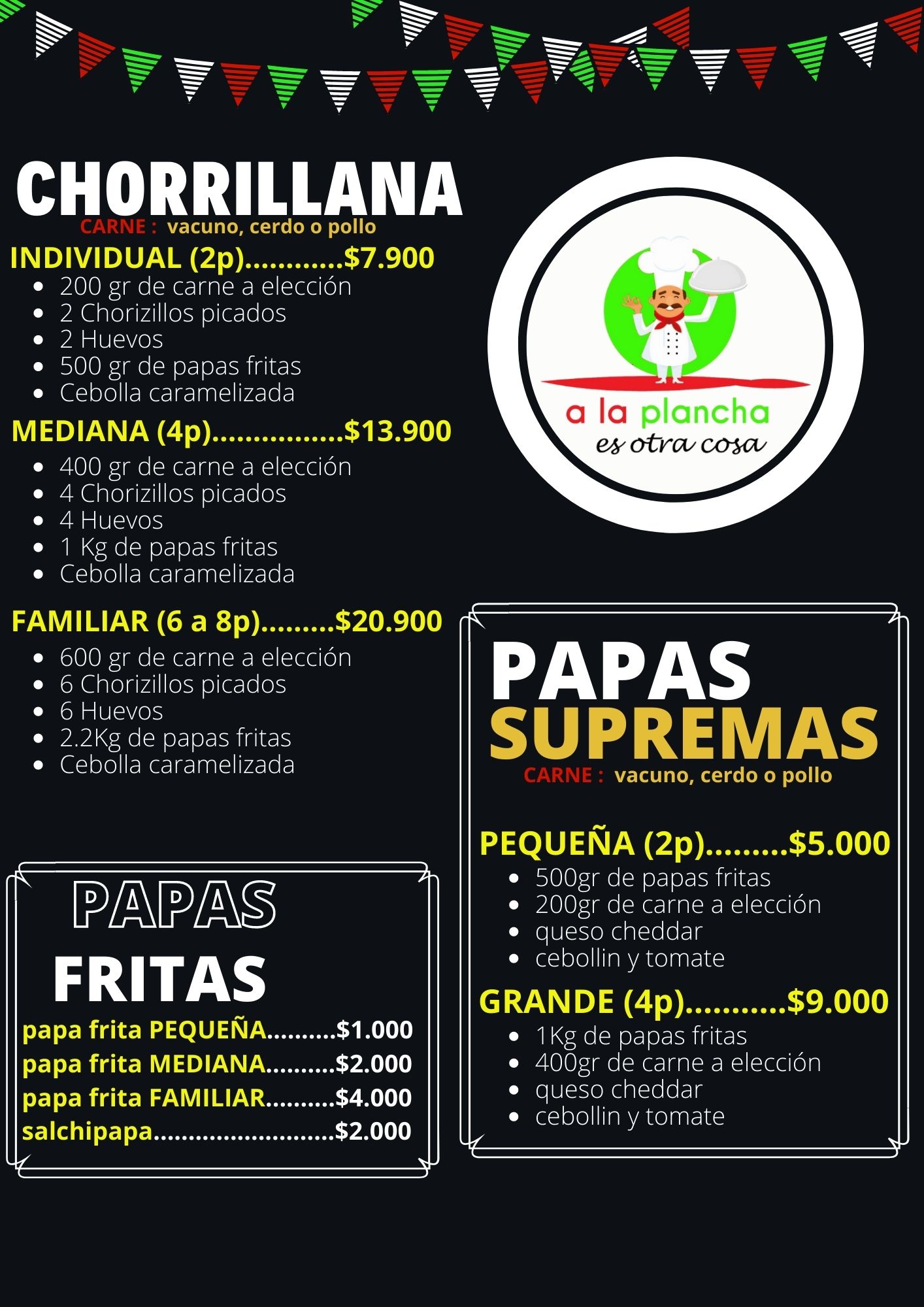 Carta de A La Plancha Es Otra Cosa en no — página 2
