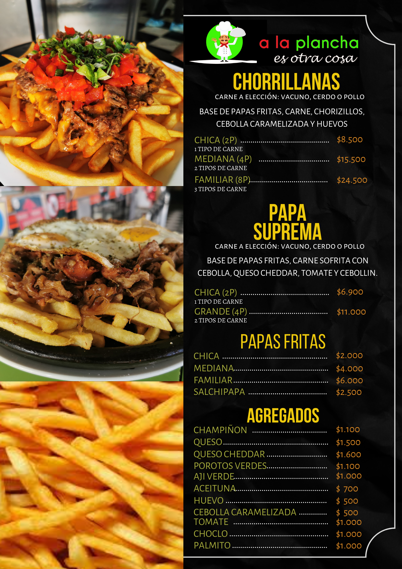 Carta de A La Plancha Es Otra Cosa en no — página 4