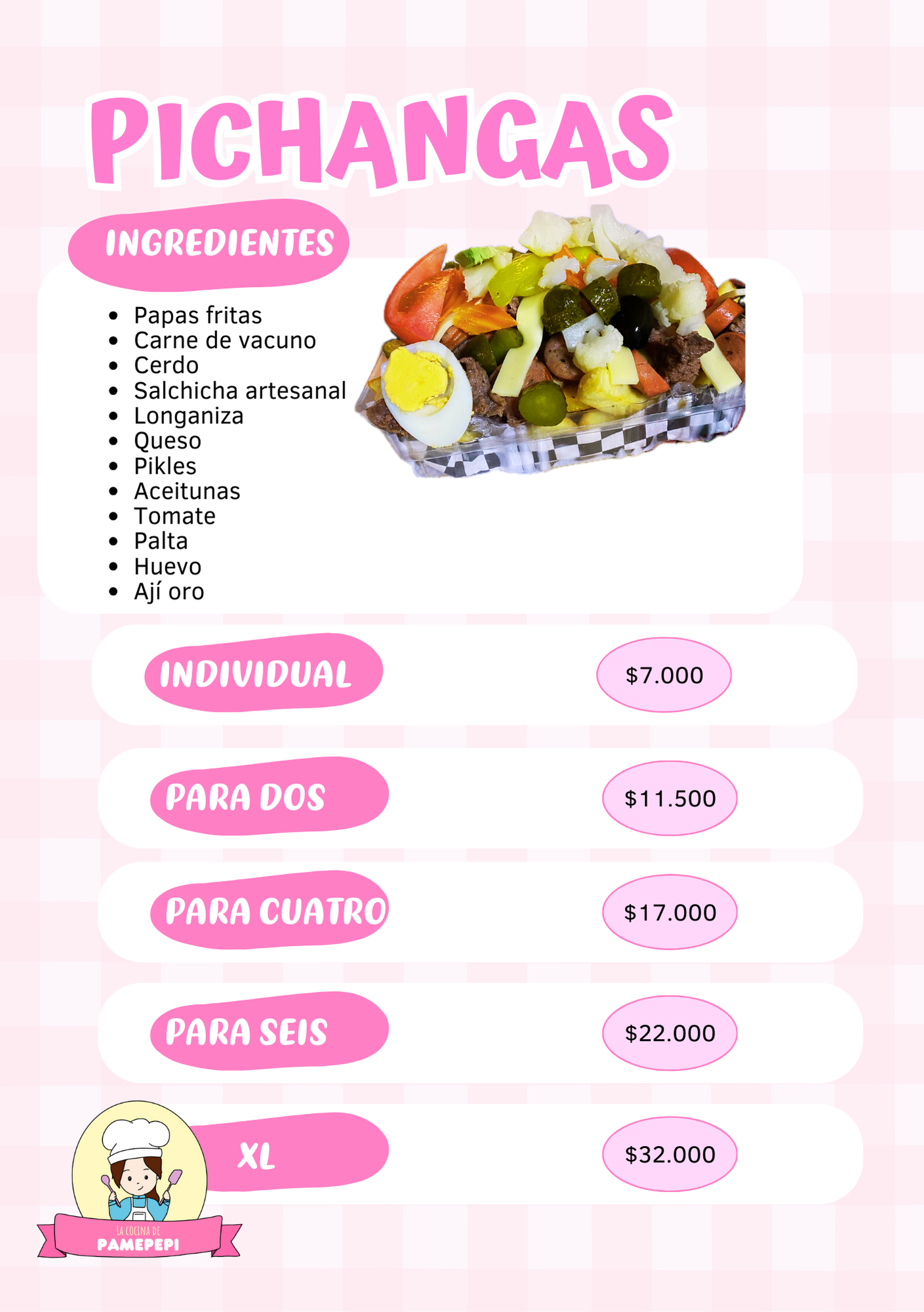 Carta de La Cocina de Pamepepi en Puerto Montt, Los Lagos — página 15