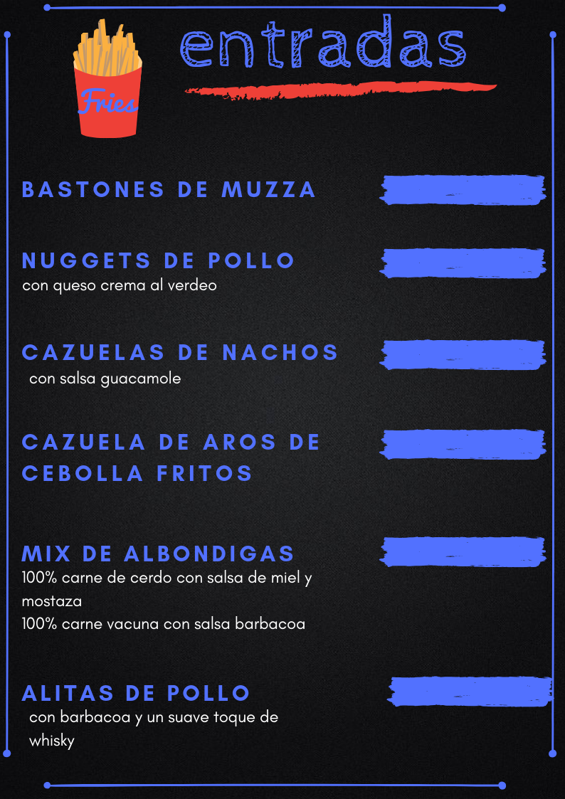 Carta de Berlín Beer Bar — página 3