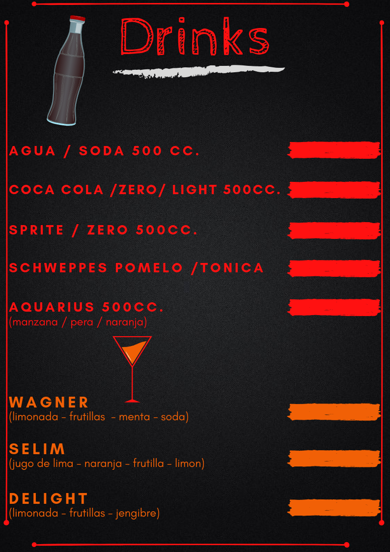 Carta de Berlín Beer Bar — página 8