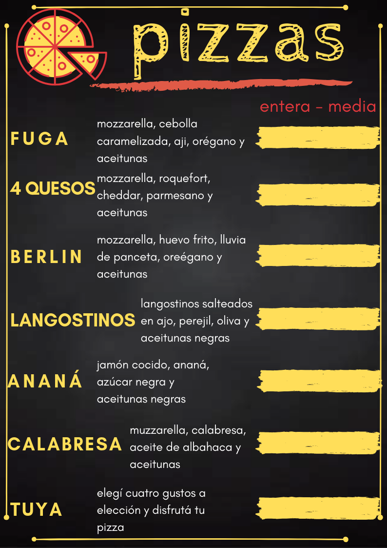 Carta de Berlín Beer Bar — página 2