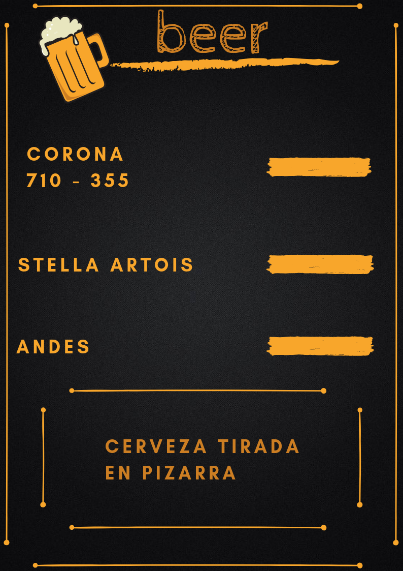 Carta de Berlín Beer Bar — página 9