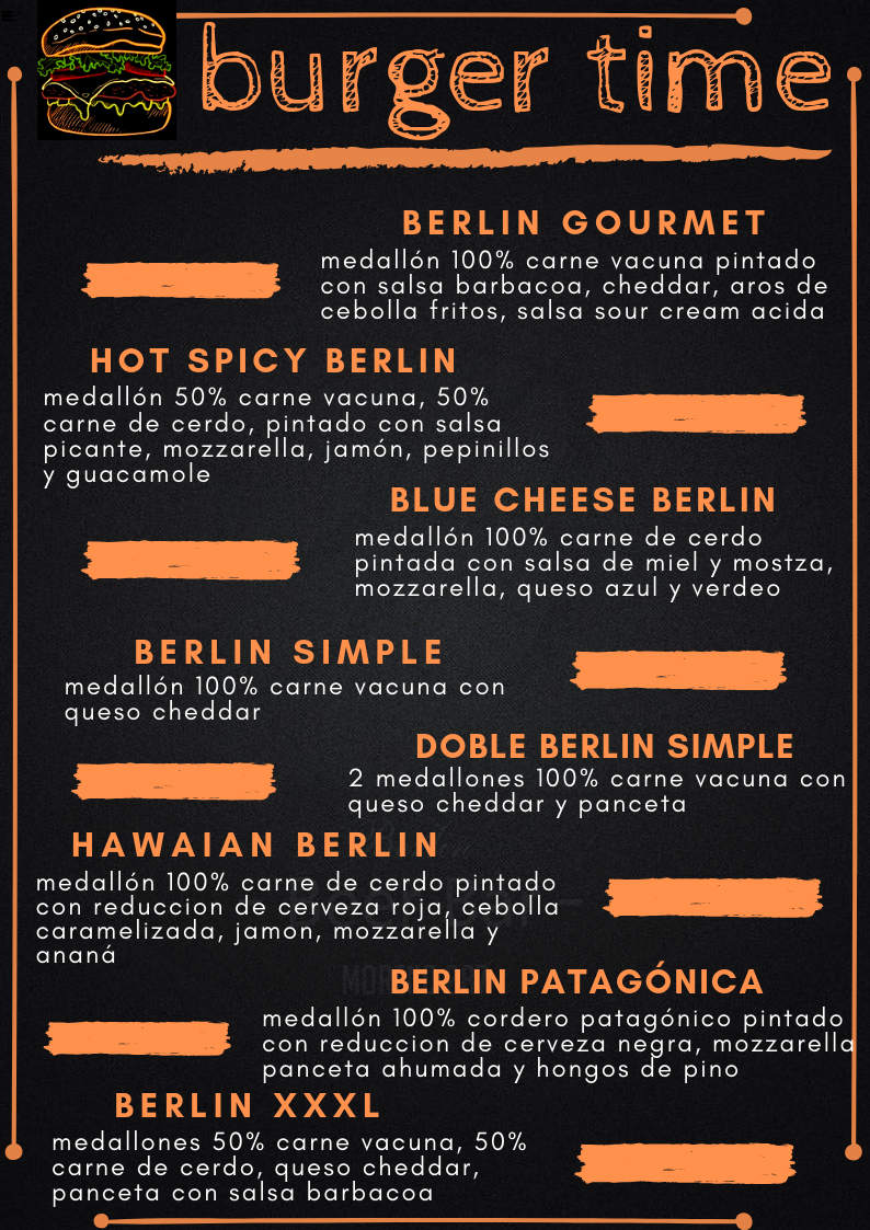 Carta de Berlín Beer Bar — página 7