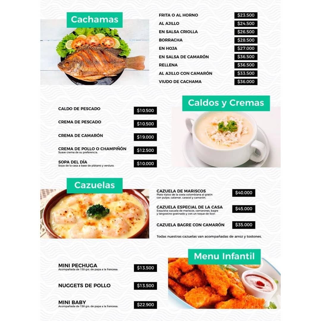Carta de Restaurante el lago — página 5