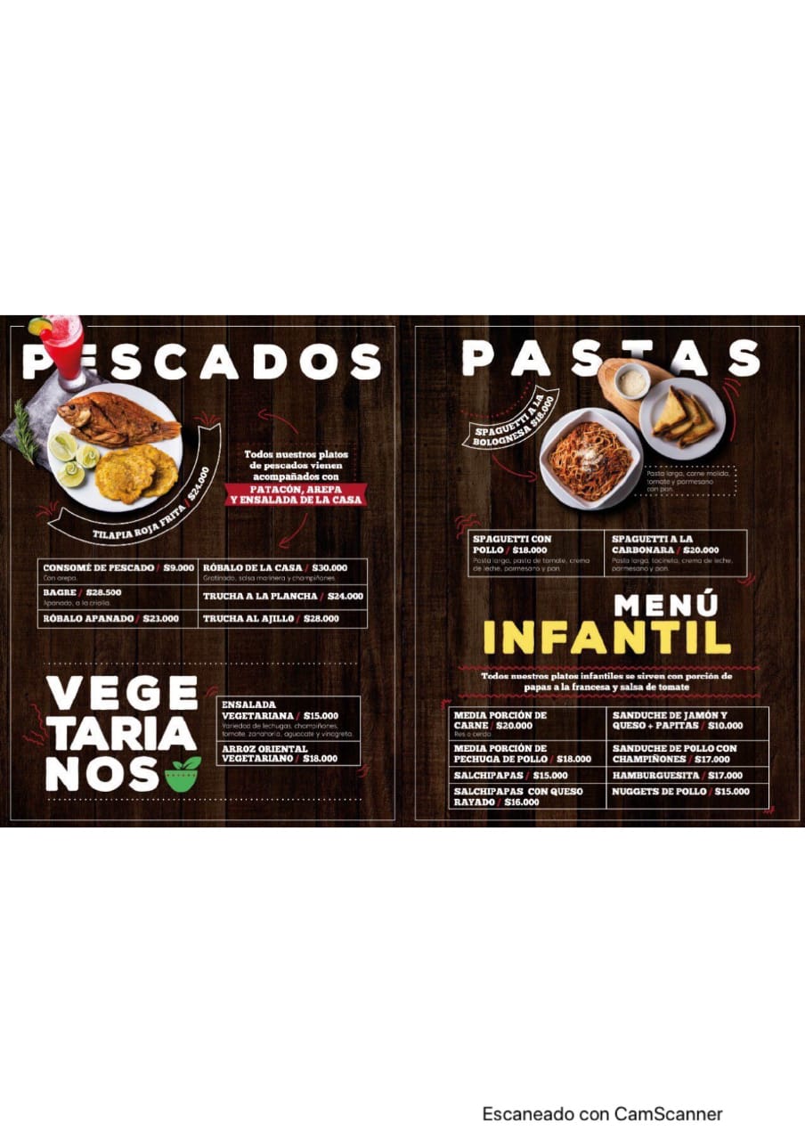 Carta Online de Parrilla del Campo Restaurante - cartaymenus.com